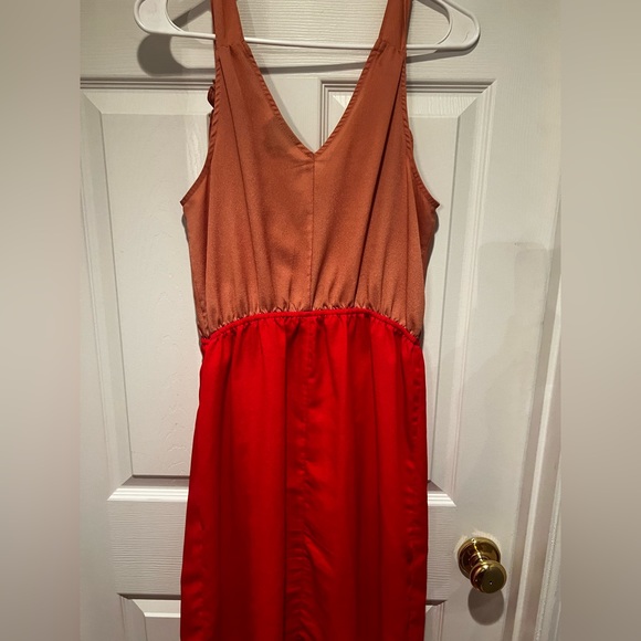 Summer dress - pink and tan - Picture 3 of 3